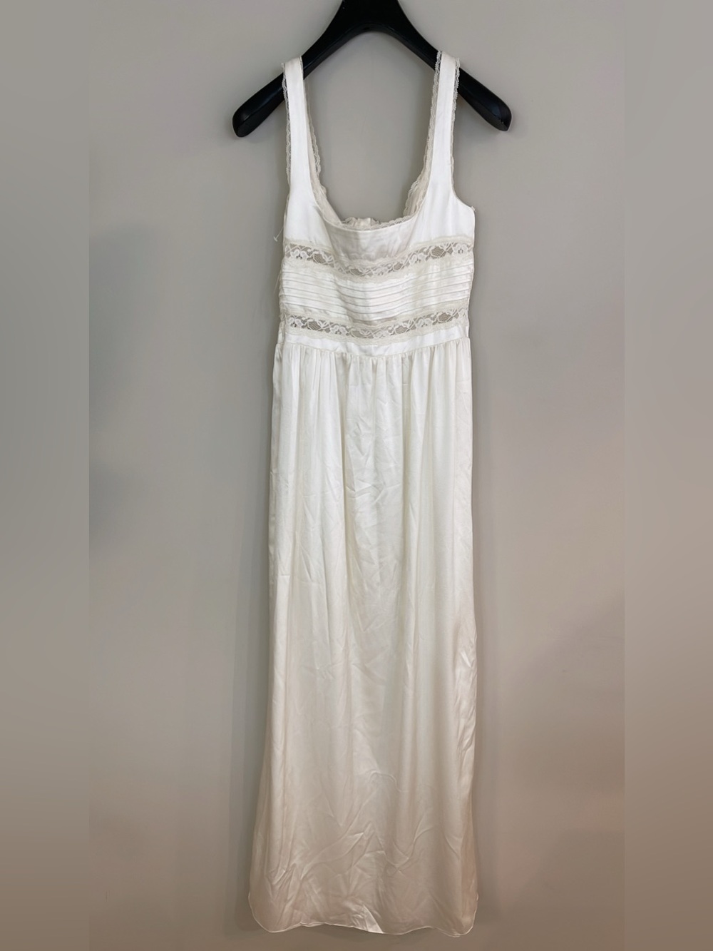 NEW HOUSE OF CB 'Illiana' Ivory Real Silk Maxi Dress Size S - Picture 11 of 13